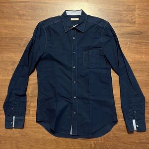 Burberry Brit Men’s Navy Button Down Shirt - Size Small